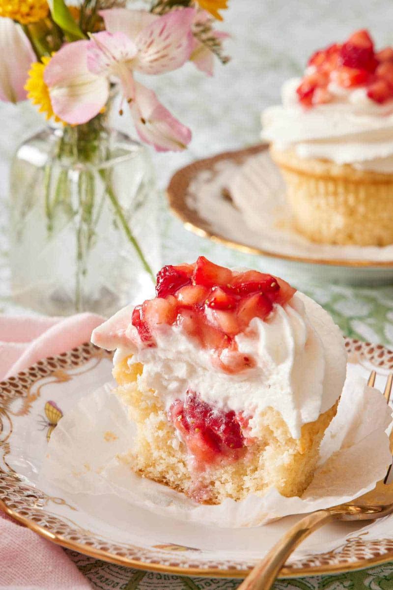 Strawberry Shortcake Cupcakes