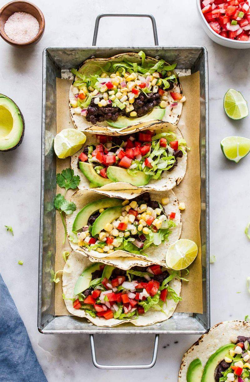 Black Bean Tacos (Mexico and beyond)
