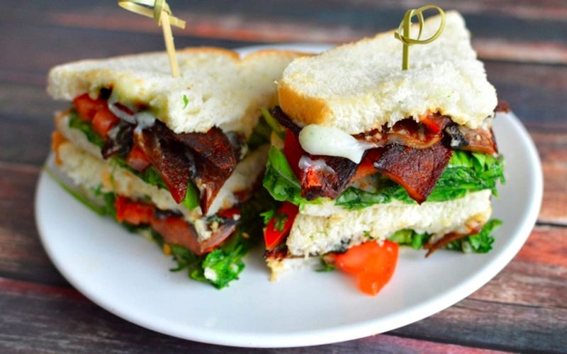 Portobello Mushroom “Bacon” BLT