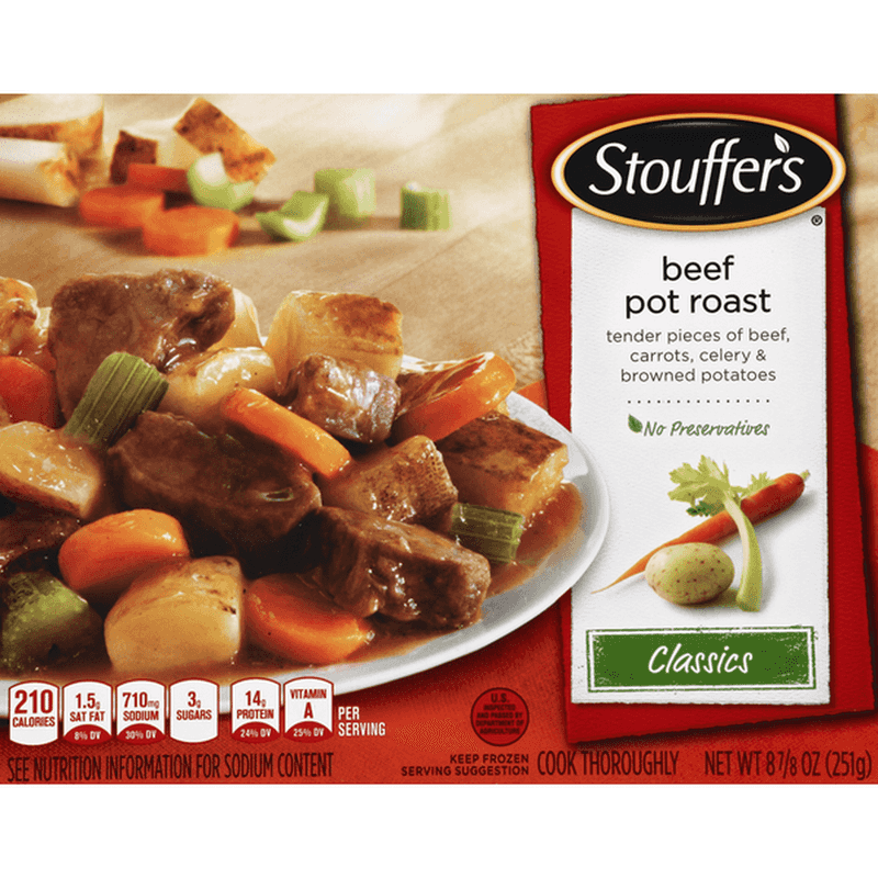 Stouffer’s Beef Pot Pie Style (when available)