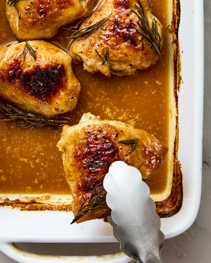 Maple Dijon Chicken Thighs