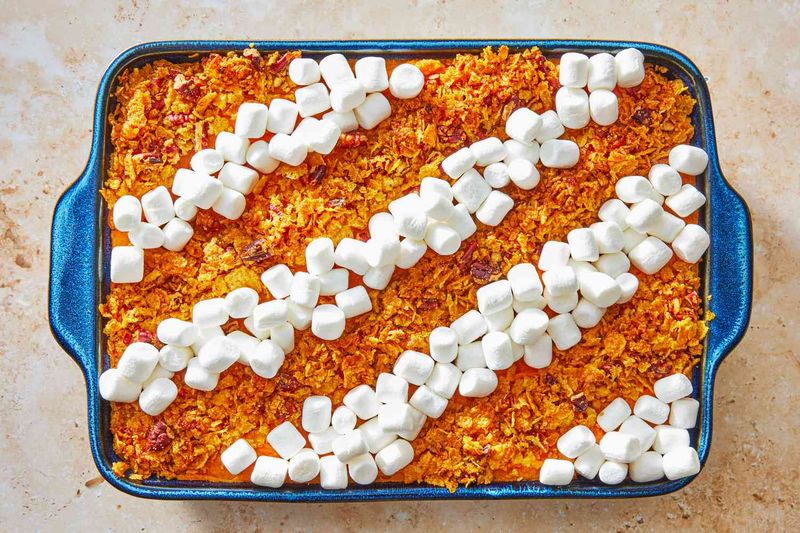 Sweet Potato Casserole With Marshmallows
