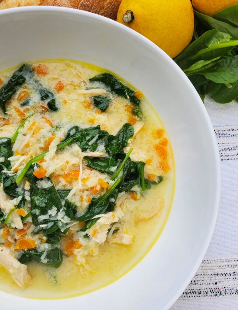 Creamy Chicken and Spinach Soup