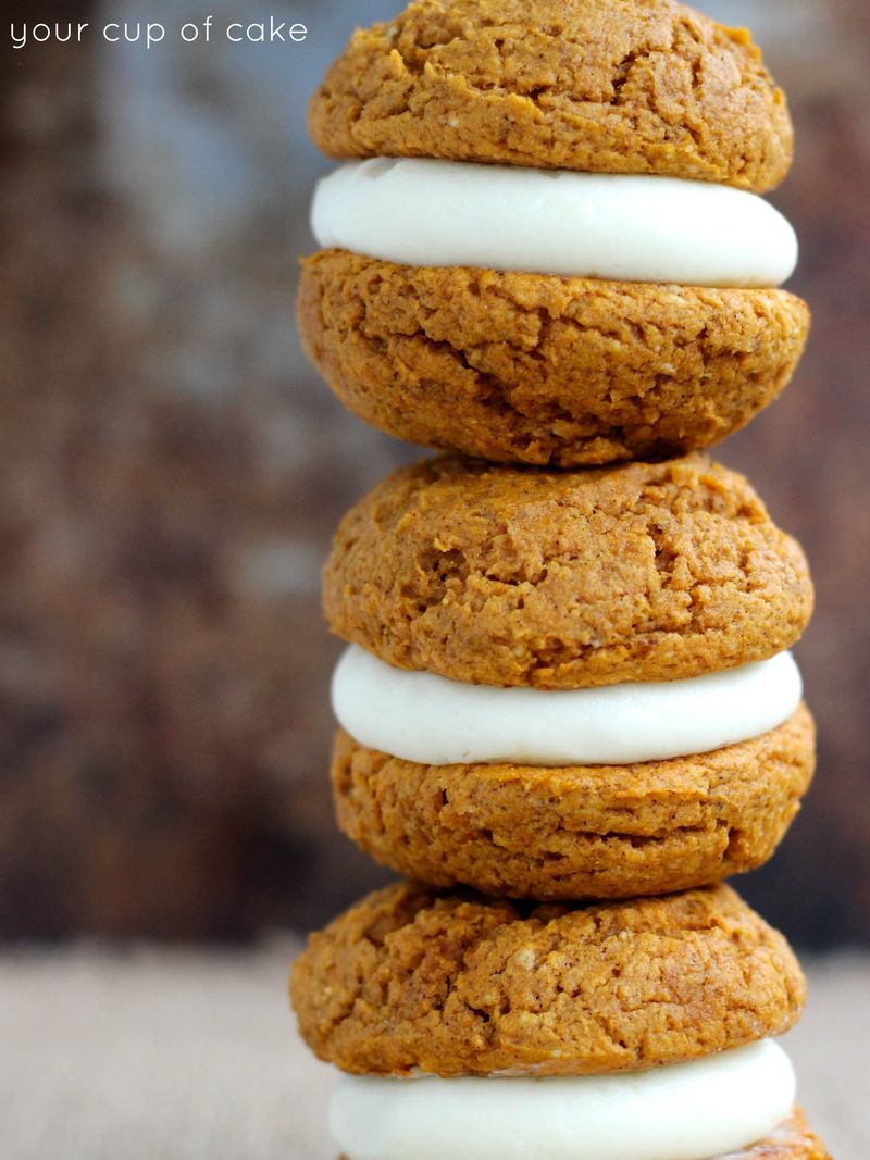 Pumpkin Chocolate Chip Whoopie Pies