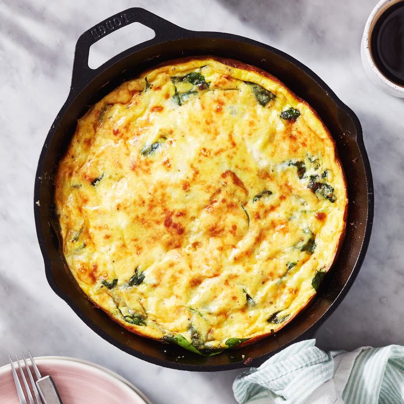 Frittata with Spinach and Parmesan
