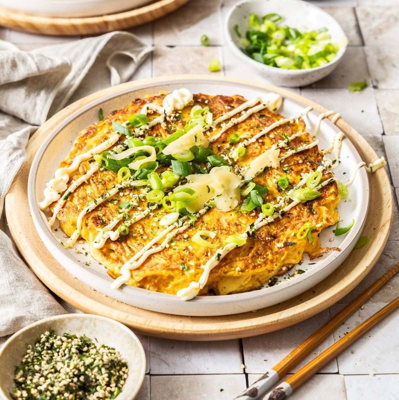 Okonomiyaki (Japanese Cabbage Pancake)