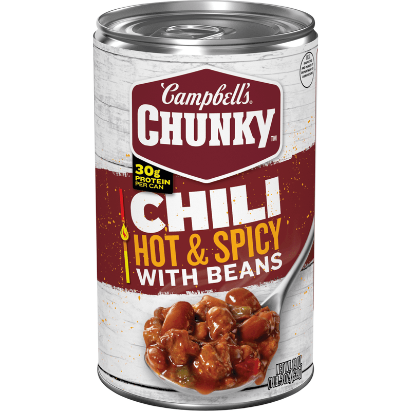 Campbell’s Chunky Chili (Roadhouse or Hot & Spicy)