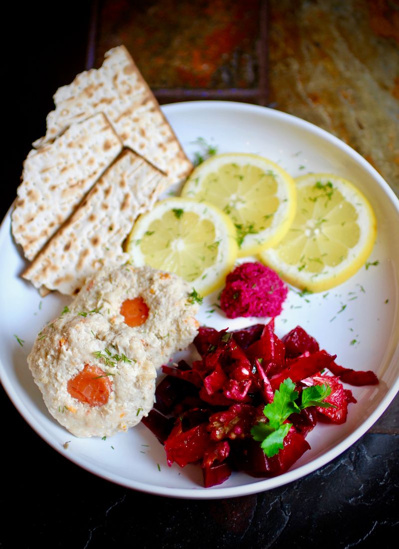 Gefilte Fish with Horseradish