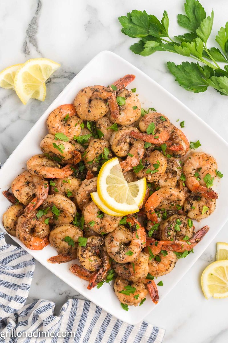 Garlic Butter Shrimp Skewers