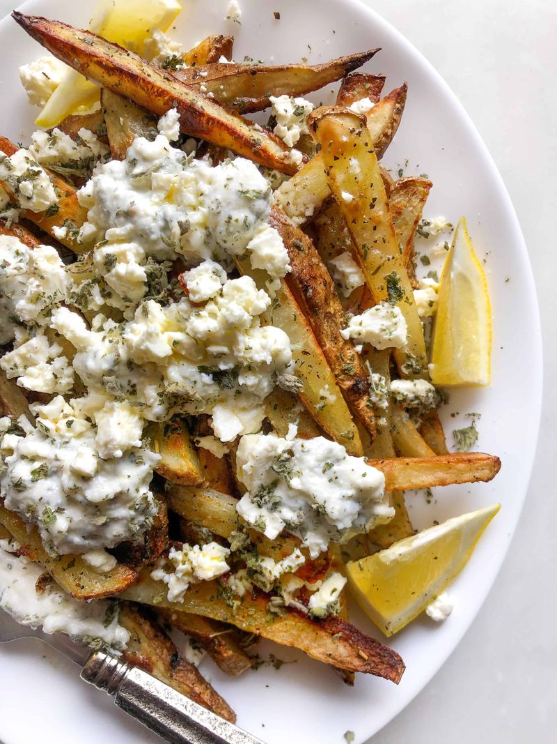 Ohio - Greek Fries at Aladdin’s Eatery