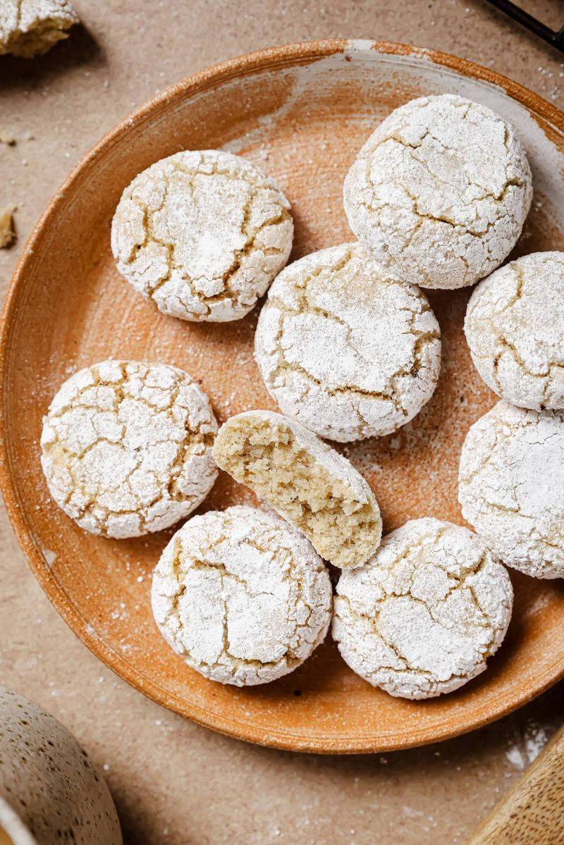 Italian amaretti cookies