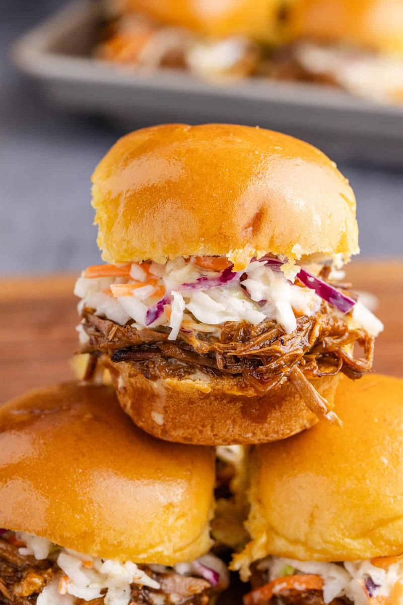 Brisket Sliders on Matzo or Passover Rolls