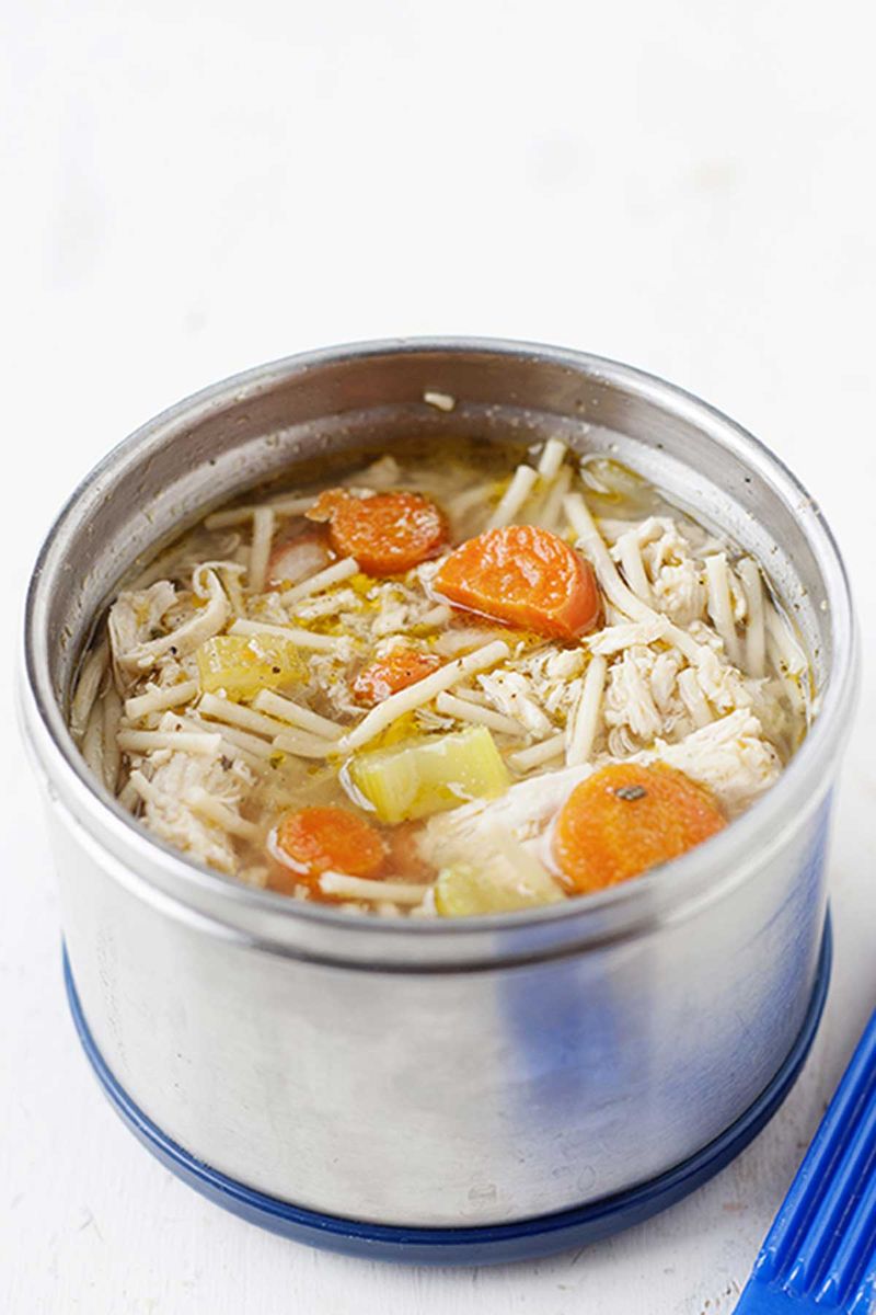 Leftover Chili or Soup in a Thermos