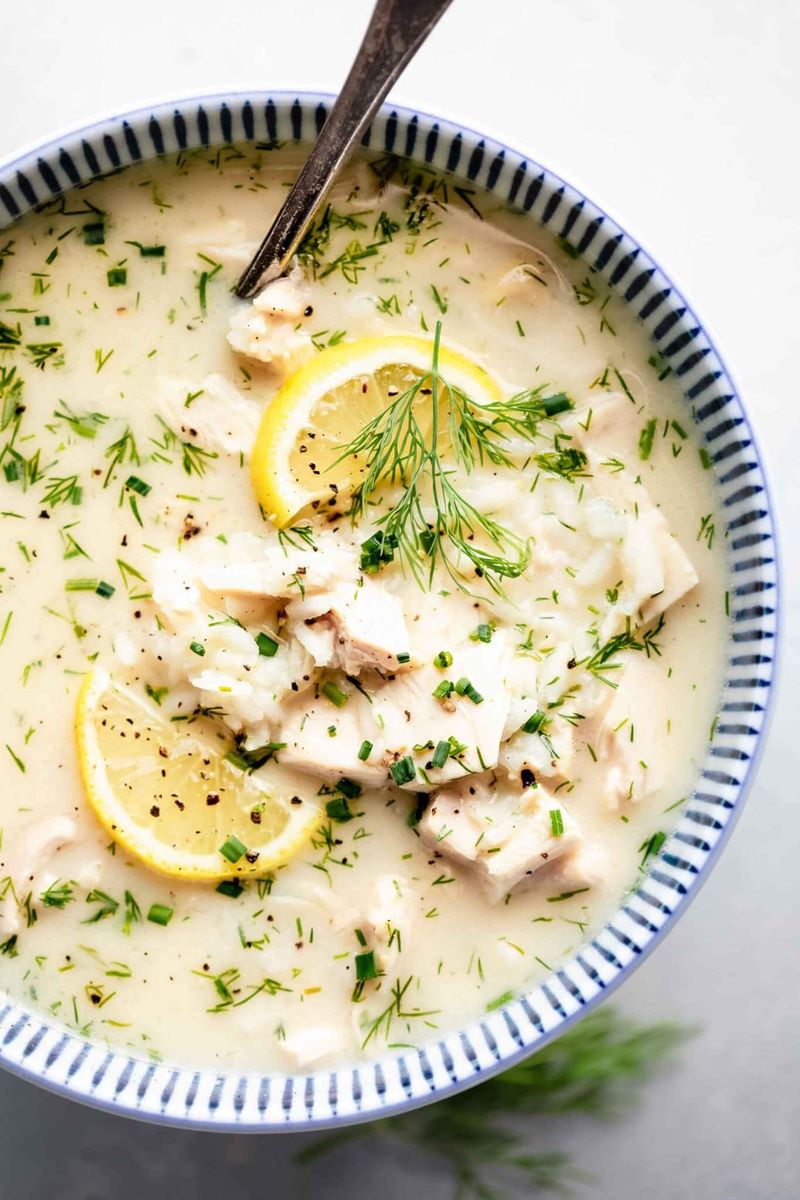 Lemon Chicken Orzo Soup (Creamy Version)