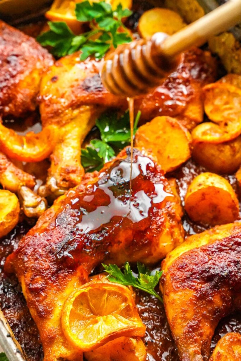 Harissa Honey Roast Chicken