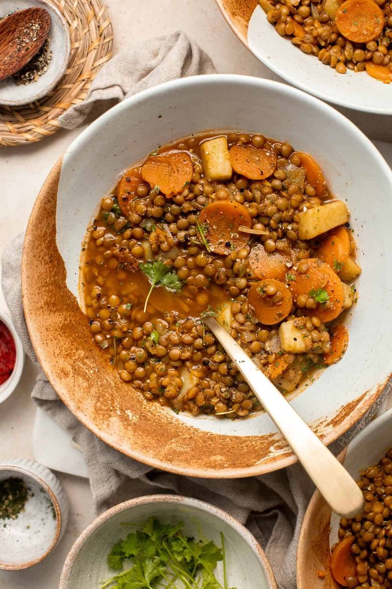 Lentil Stew with Carrots and Potatoes