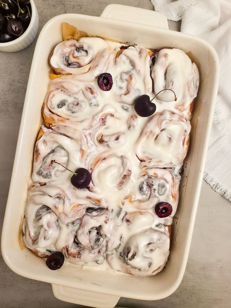 Cherry Cinnamon Rolls