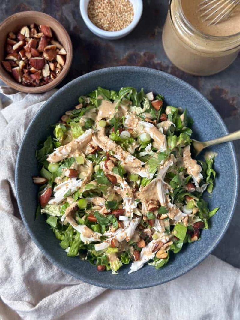 Panera Garden/Green Salads (with chicken, simple vinaigrette)