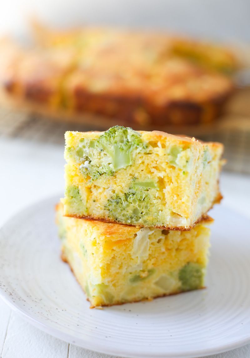 Broccoli Cheddar Cornbread