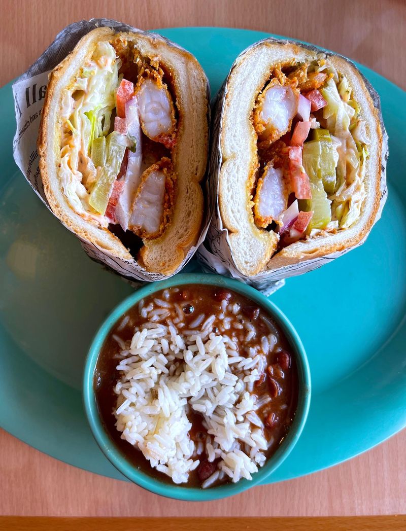The Red Beans and Rice Po’ Boy