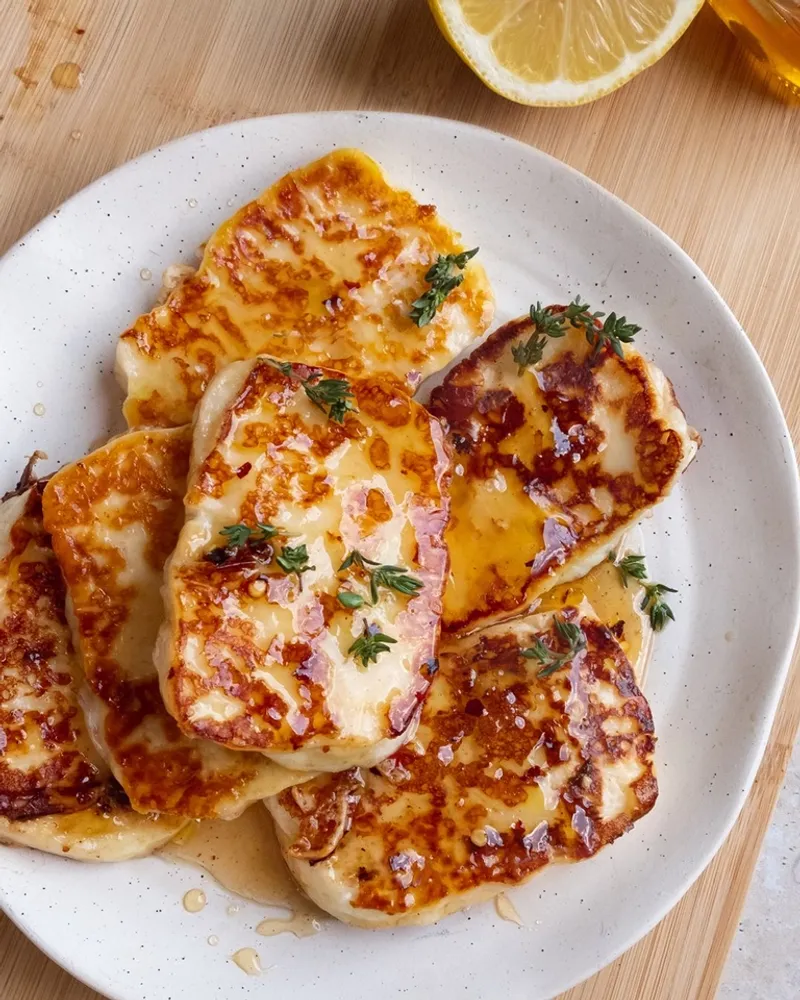 Crispy Halloumi Bites