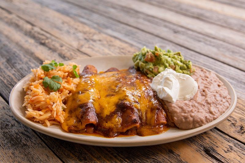 Tex-Mex Enchiladas with Chile Gravy