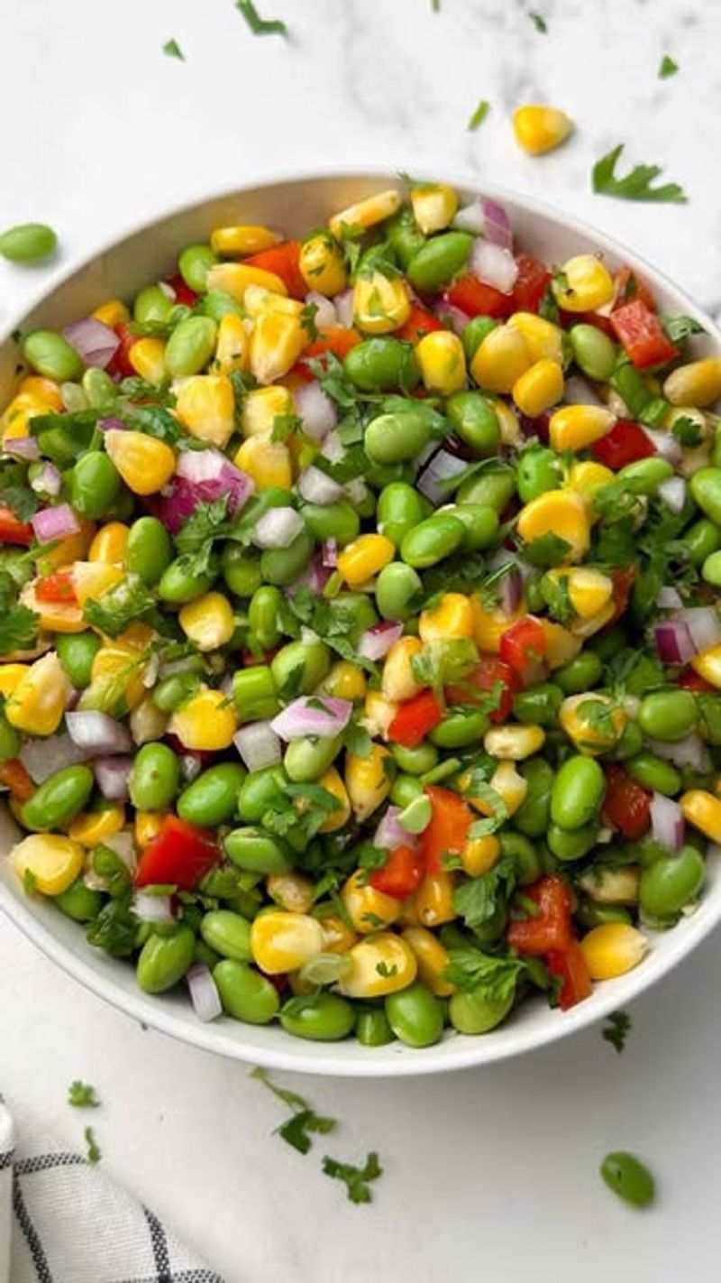 Corn And Edamame Salad