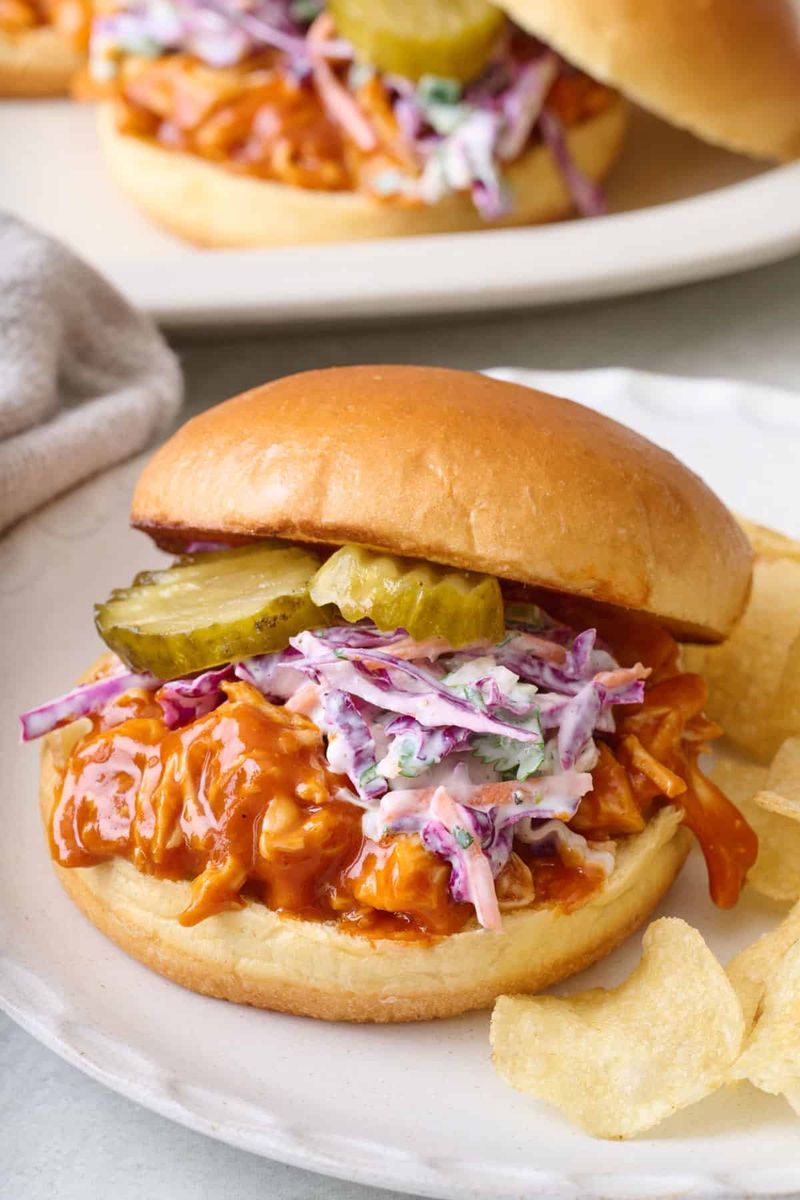 Quick BBQ Chicken Sandwiches