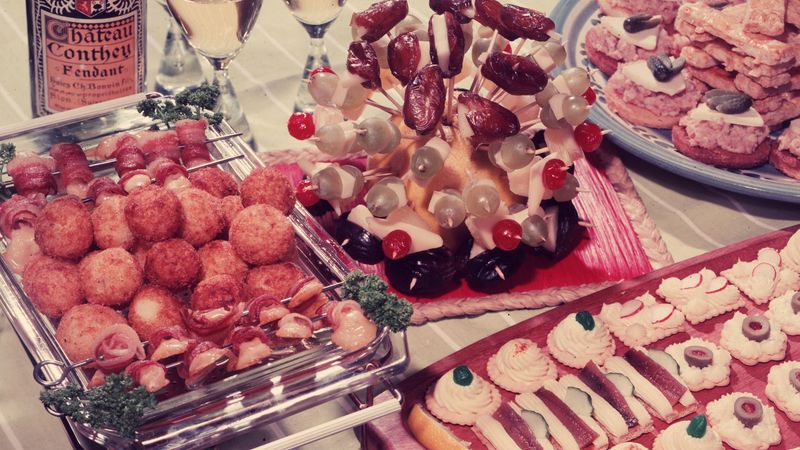 Canned Pineapple Ham Skewers