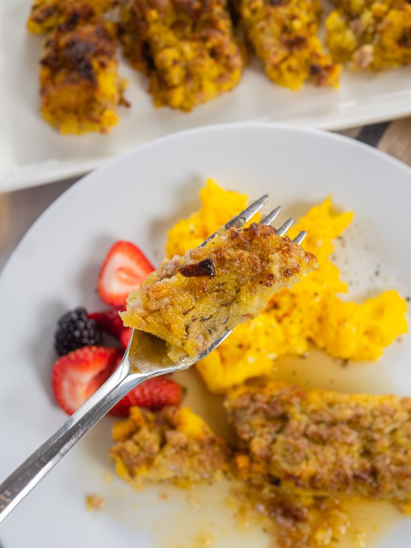 Scrapple With Fried Apples