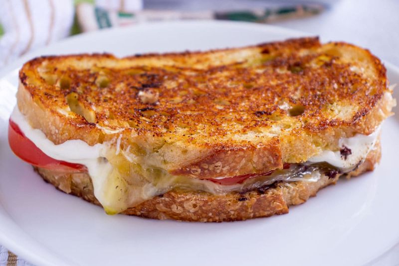 Grilled Cheese and Tomato