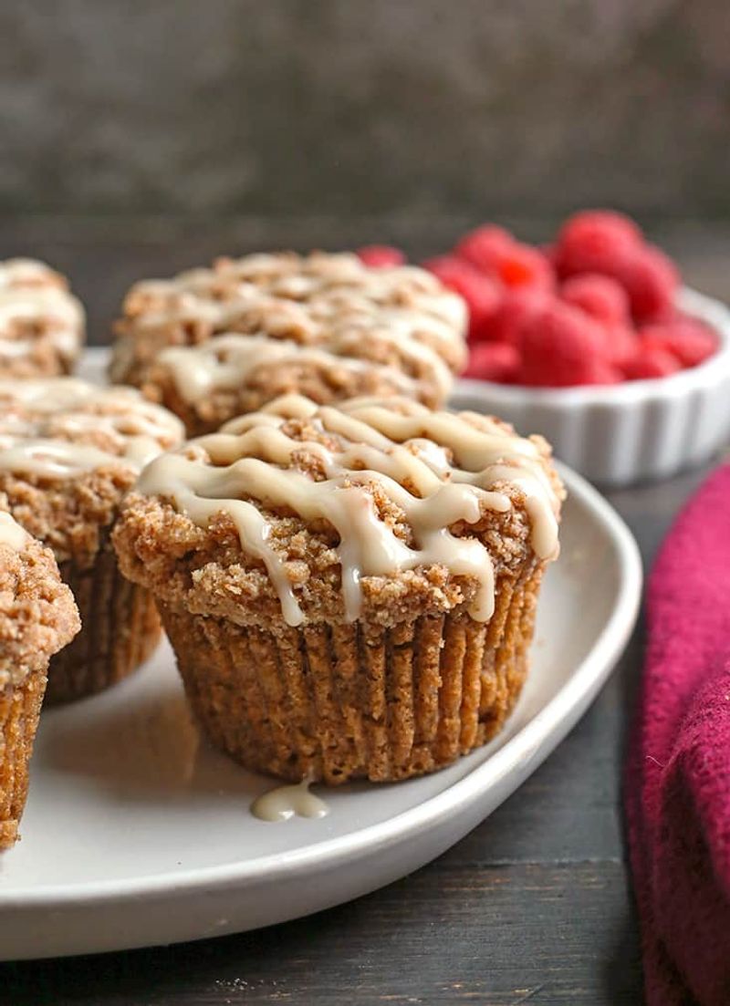 Almond Flour Coffee Cake Muffins