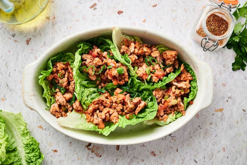Turkey Taco Lettuce Wraps