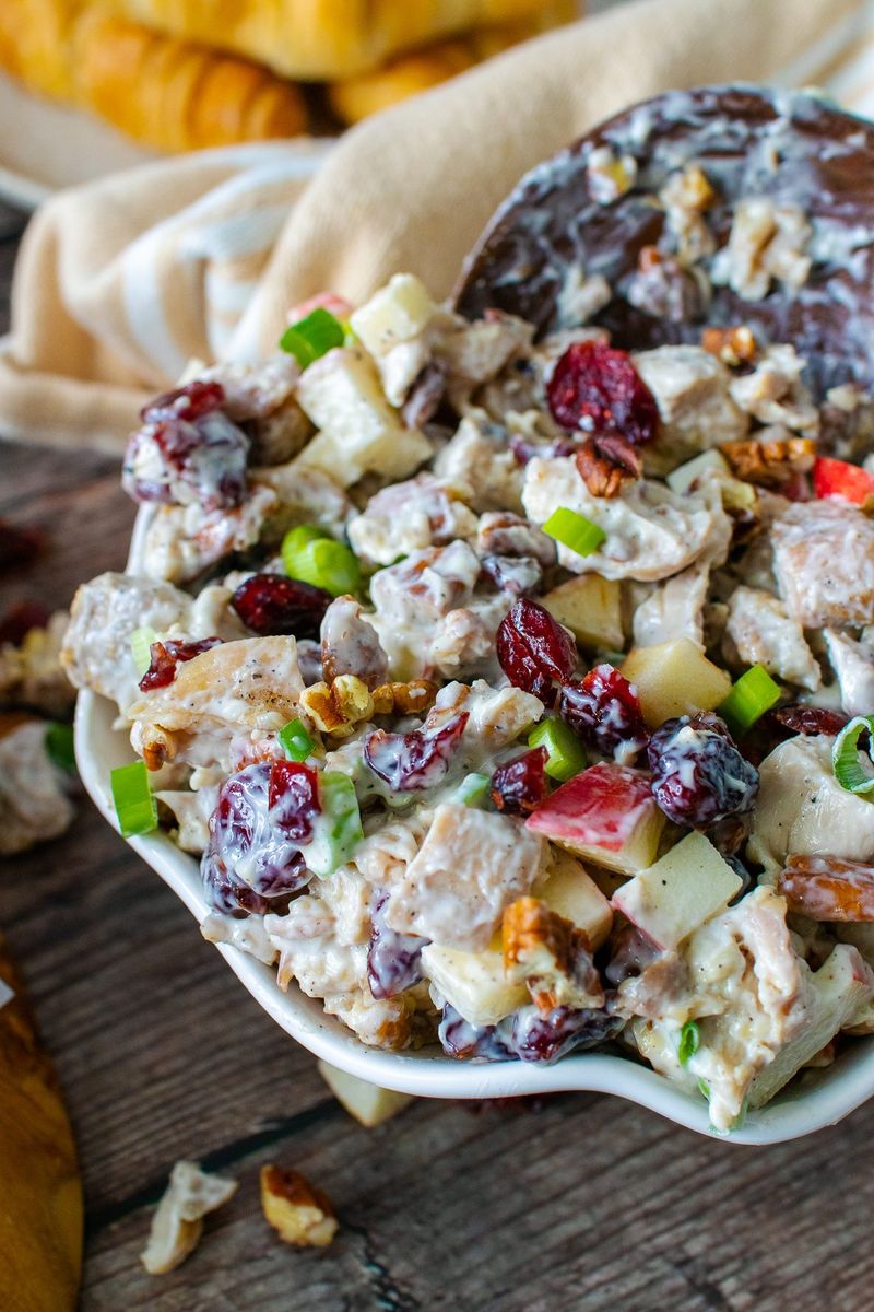 Cranberry Walnut Chicken Salad