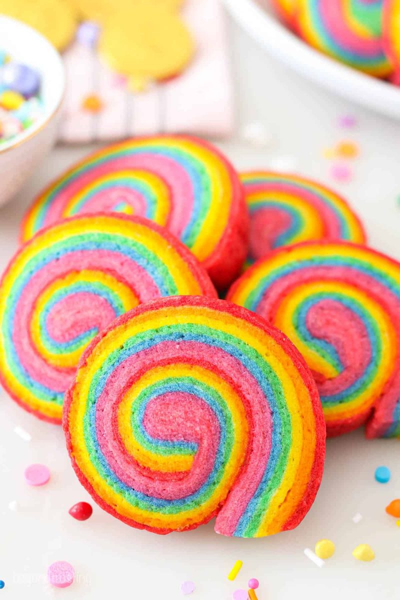 Rainbow Swirl Sugar Cookies