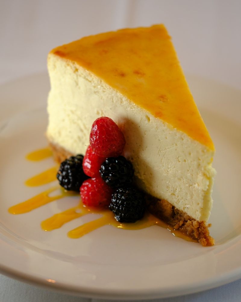 Apricot-Glazed New York Cheesecake