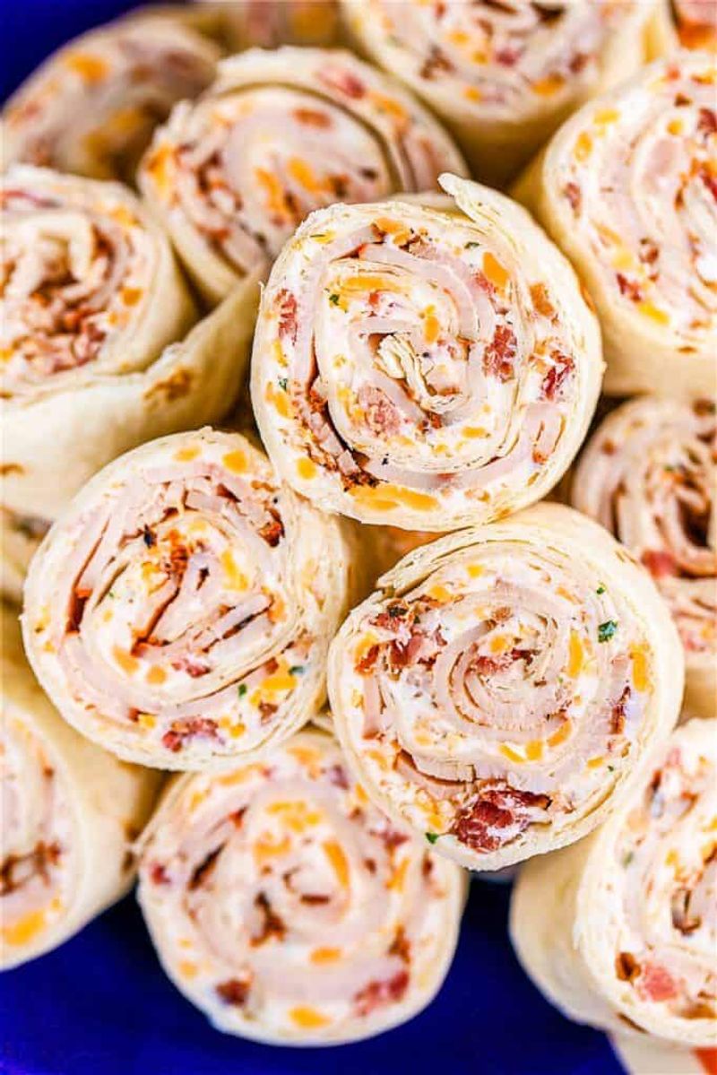 Chive Cream Cheese Pinwheels
