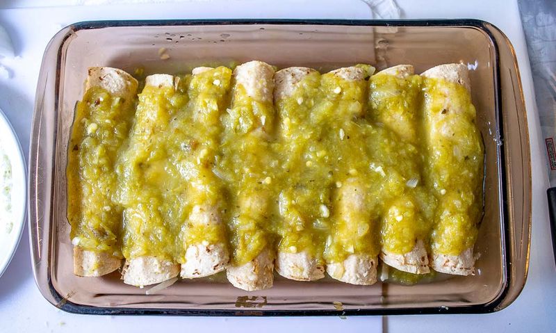 Green Chile Enchiladas