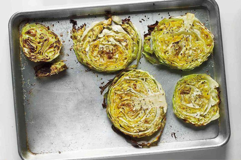 Roasted Cabbage Wedges