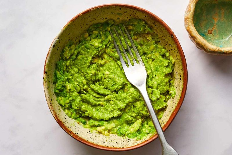Mashed avocado