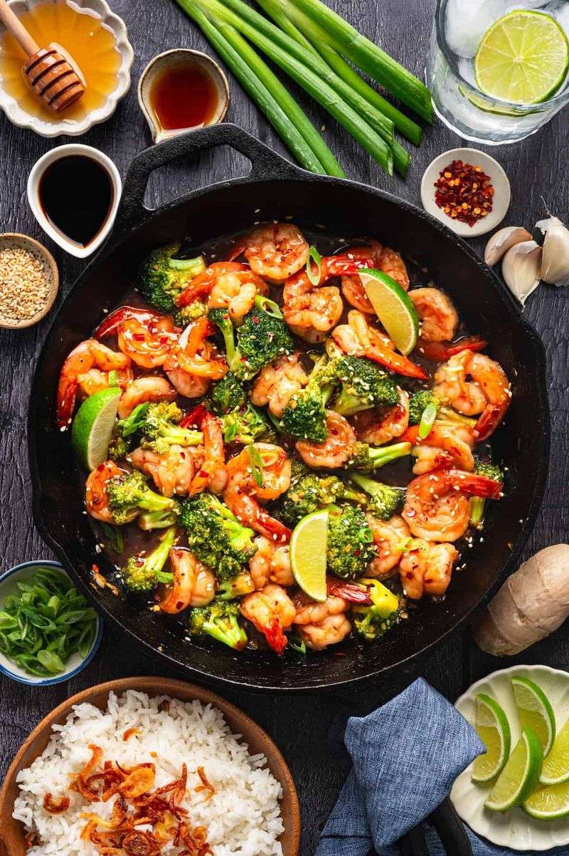 Shrimp and Broccoli Stir-Fry