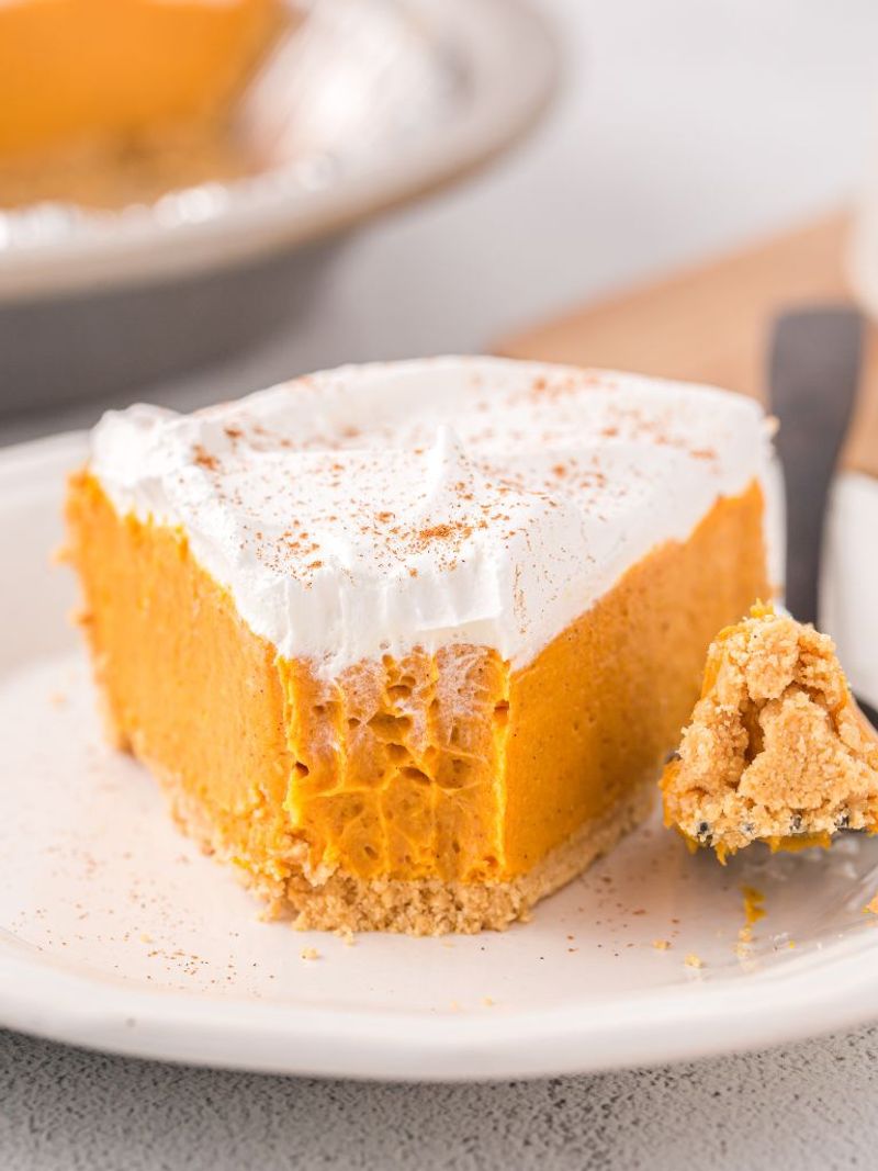 Pumpkin Spice Pudding Pie