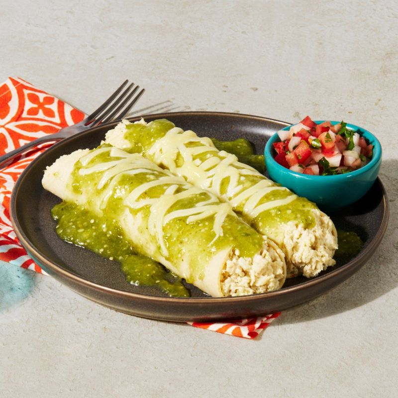 Real Good Foods Chicken Enchiladas with Side Greens