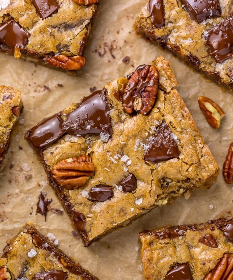 Brown Butter Bourbon Blondies
