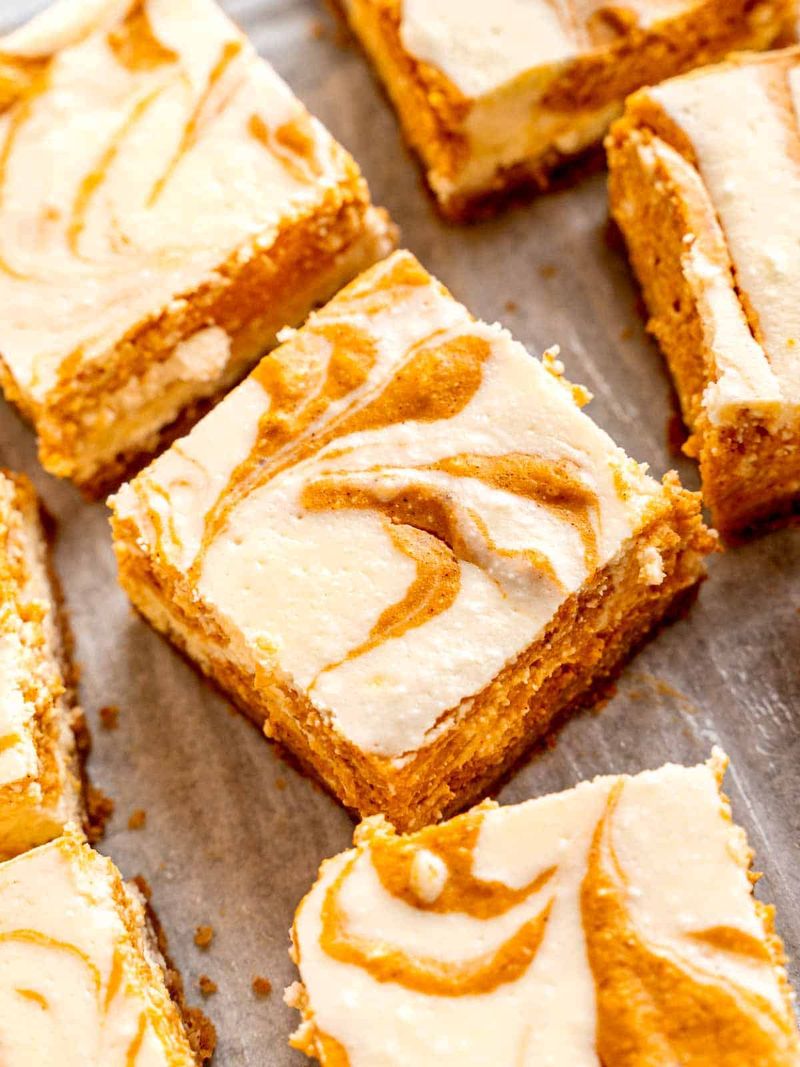 Pumpkin Spice Cream Cheese Bars