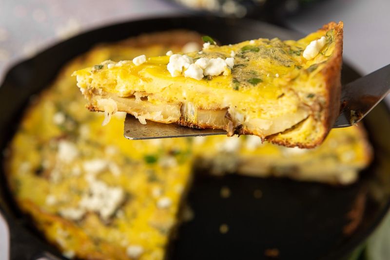 Potato And Cheddar Frittata