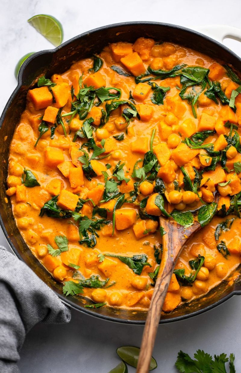 Sweet Potato And Chickpea Curry