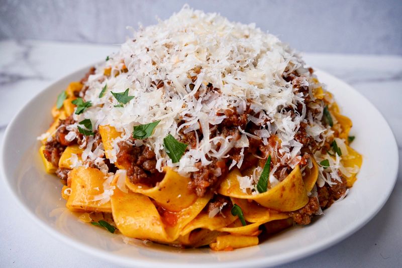 Lamb bolognese