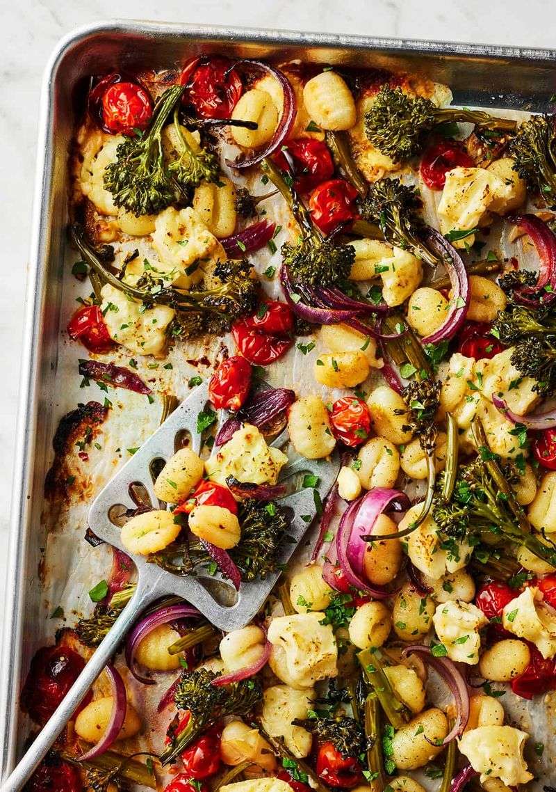 Sheet Pan Gnocchi Bake