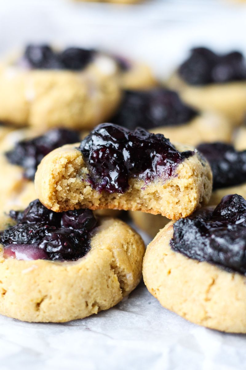 Blueberry Almond Thumbprints